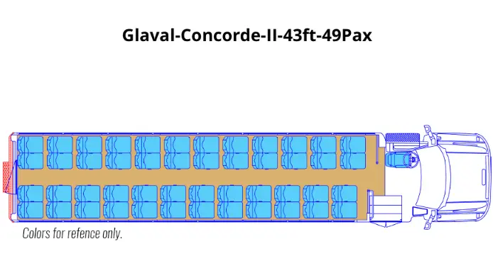 Glaval Concorde II 43ft 49Pax